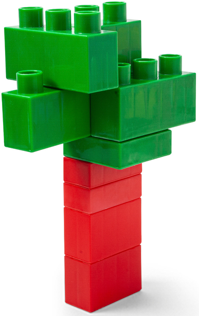 Klocki Wader Kids Blocks w pojemniku 70 elementów (5900694412958) - obraz 6