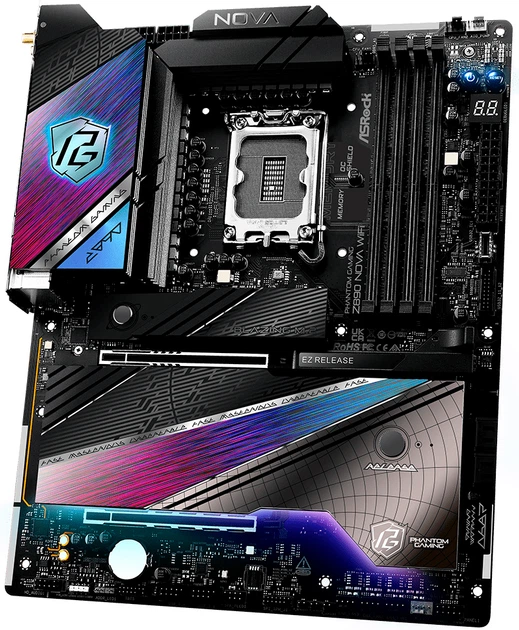 Материнська плата ASRock Z890 Nova Wi-Fi (s1851, Intel Z890, PCI-Ex16) - зображення 3