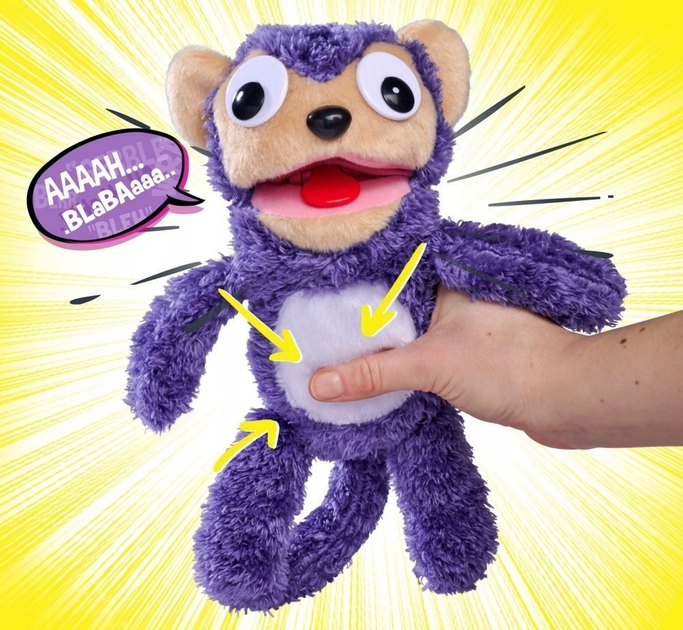Maskotka SIMBA TOYS ScreamerZ Małpka 30 cm (4006592091378) - obraz 6