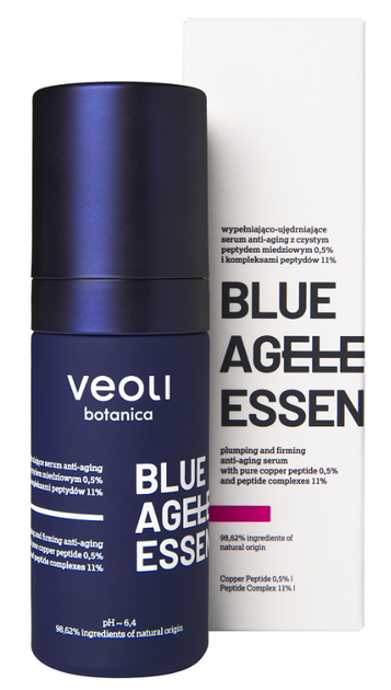 Сироватка для обличчя Veoli Botanica Blue Ageless Essence збагачувальна та зміцнювальна 30 мл (5907190822007) - зображення 1