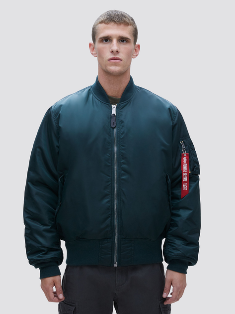 Бомбер мужской Alpha Industries MA-1 Flight Jacket MJM21000C1 XL Темно-зеленый (640631819482) - изображение 1