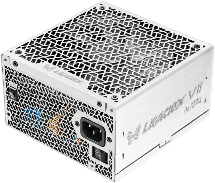 Блок питания Super Flower Leadex VII XG 1000W 80+ Gold, Cybenetics Platinum, ATX 3.0 & PCIe 5.0, W/12VHPWR Cable (2x8pin - 16pin native cables), FDB Fan, SF-1000F14XG, White - изображение 1