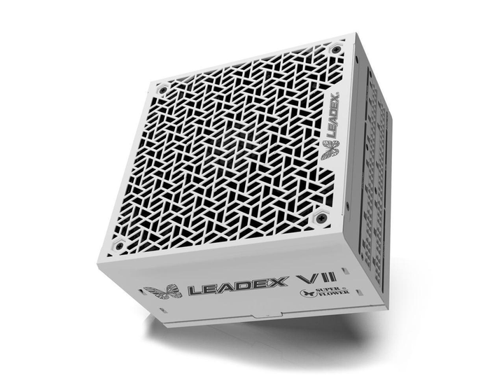 Блок питания Super Flower Leadex VII XG 1000W 80+ Gold, Cybenetics Platinum, ATX 3.0 & PCIe 5.0, W/12VHPWR Cable (2x8pin - 16pin native cables), FDB Fan, SF-1000F14XG, White - изображение 2