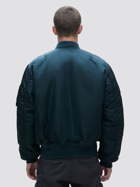 Бомбер мужской Alpha Industries MA-1 Flight Jacket MJM21000C1 M Темно-зеленый (640631819468) - изображение 2