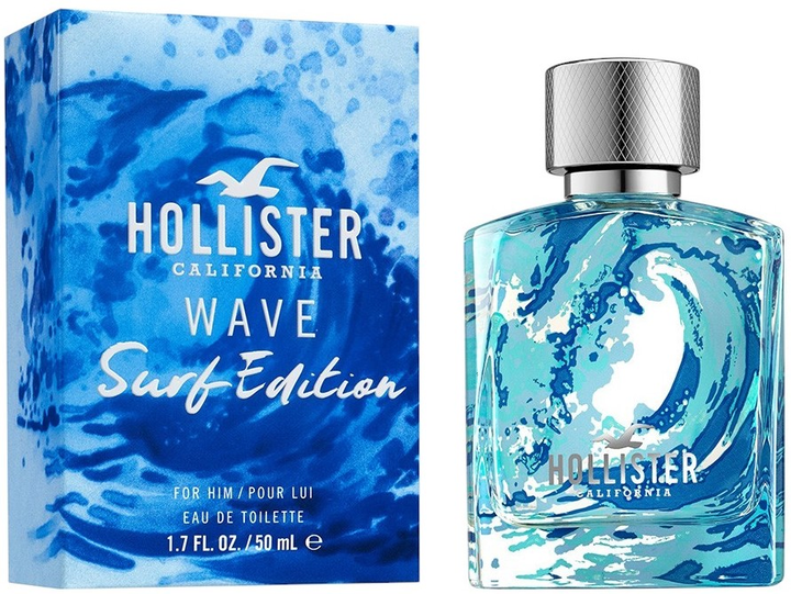 Туалетна вода для чоловіків Hollister Wave Surf 50 мл (85715265616) - зображення 2