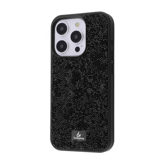 Чохол Bling World Rock Diamond (TPU) iPhone 16 Pro Чорний - Фото 1 Чохол Bling World Rock Diamond (TPU) iPhone 16 Pro Чорний - изображение 1