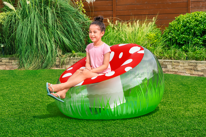 Надувне крісло Bestway Mighty Mushroom 112 x 112 x 66 см B75123 (6941607345962) - зображення 8