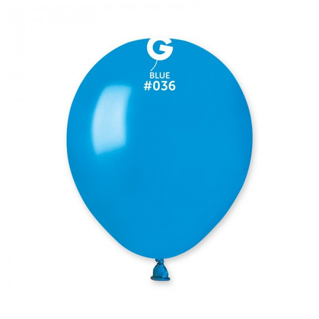 Воздушные Шарики 5" BLUE МЕТАЛЛИК Упаковка 100 шт GEMAR - Фото 3 Воздушные Шарики 5" BLUE МЕТАЛЛИК Упаковка 100 шт GEMAR - изображение 3