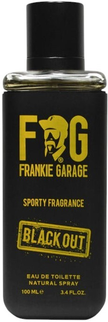 Woda toaletowa męska Frankie Garage Sporty Fragrance Black Out 100 ml (8058093160462) - obraz 1