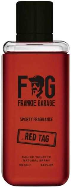 Woda toaletowa męska Frankie Garage Sporty Fragrance Red Tag 100 ml (8059265254132) - obraz 1