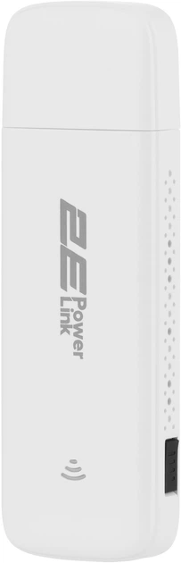 WiFiホワイト 4G USB Wi-Fi-роутер 2E PowerLink (MiFi 1 2024) WiFi4 / 150Мбит/с