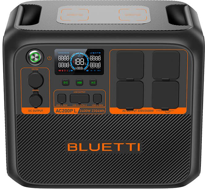 Stacja ładująca Bluetti AC200PL / 2400 W / 2304 Wh / LiFePO4 (P-AC200PL-EU-GY-BL-010) - obraz 4