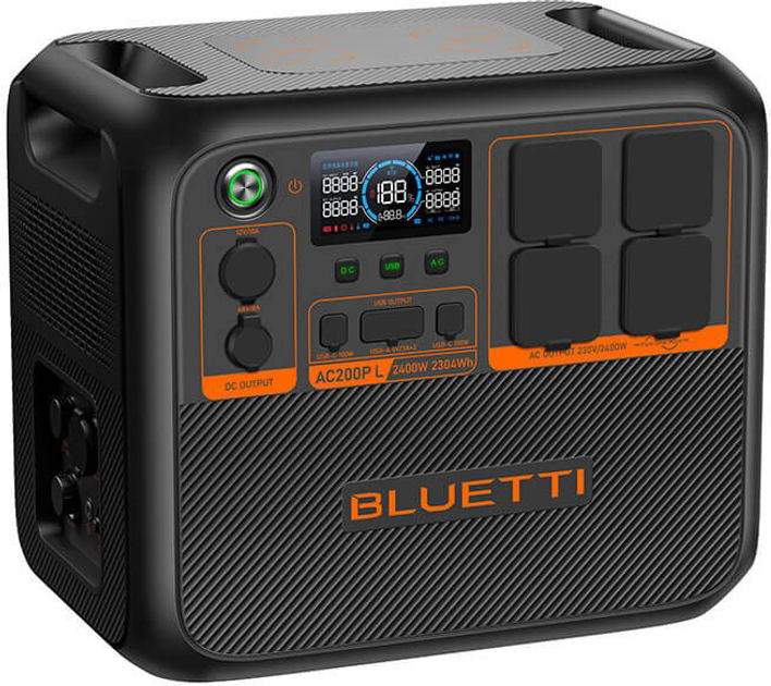 Stacja ładująca Bluetti AC200PL / 2400 W / 2304 Wh / LiFePO4 (P-AC200PL-EU-GY-BL-010) - obraz 5