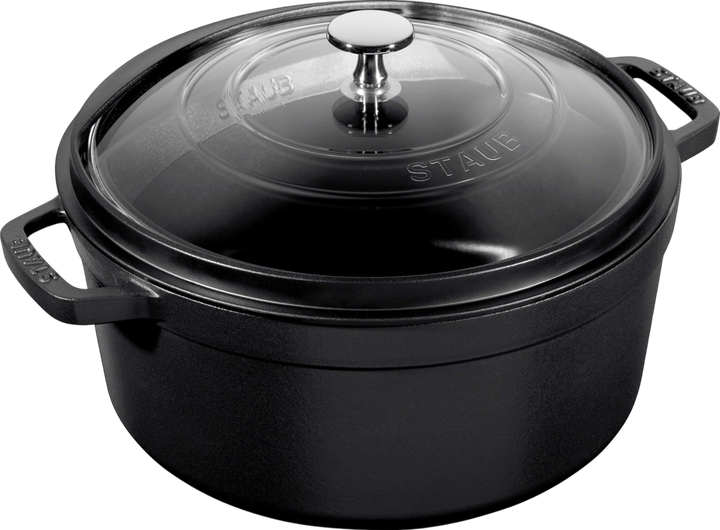 Pokrywka Staub szklana czarna 26 cm (4009839409356) - obraz 4