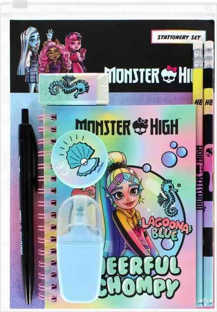 Набір шкільний StarPak Monster High Лагуна 8 елементів (5905523610482) - зображення 1