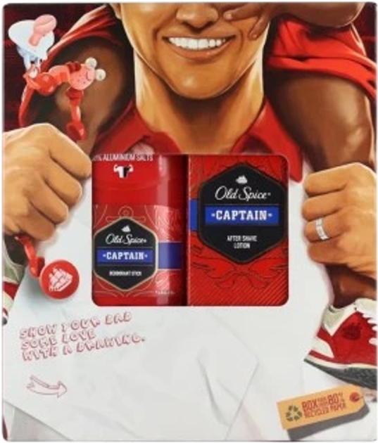 Zestaw upominkowy Old Spice Captain 50 Af-Sh (8006540414972) - obraz 1