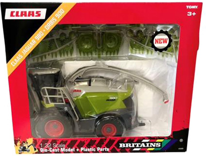 Комбайн Britains кормозбиральний Claas Jaguar 980 з жаткою Orbis 900 (0036881432852) - зображення 10