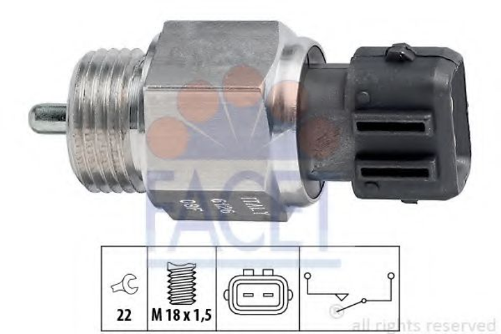 Датчик заднего хода Caddy/Golf III -04/Polo -01 (7.6126) Facet Facet (76126) - изображение 1