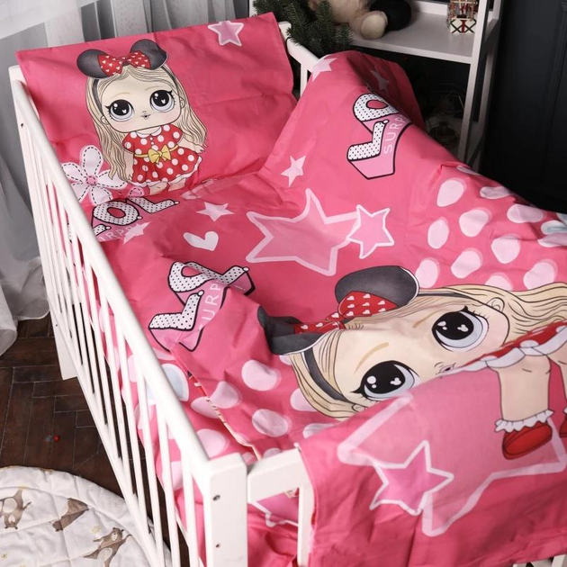 Акція на Підковдра MirSon Бязь 17-0699 LOL Dolls King Size 220х240 см від Rozetka