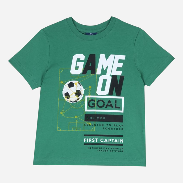 Koszulka chłopięca Chicco 09067615000000-055 104 cm Zielona (8059609329144) - obraz 1