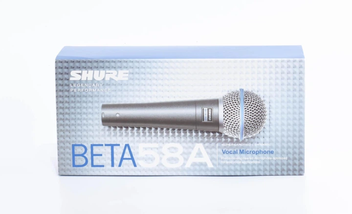 Професійний вокальний шнуровий мікрофон SHURE BETA 58A – фото