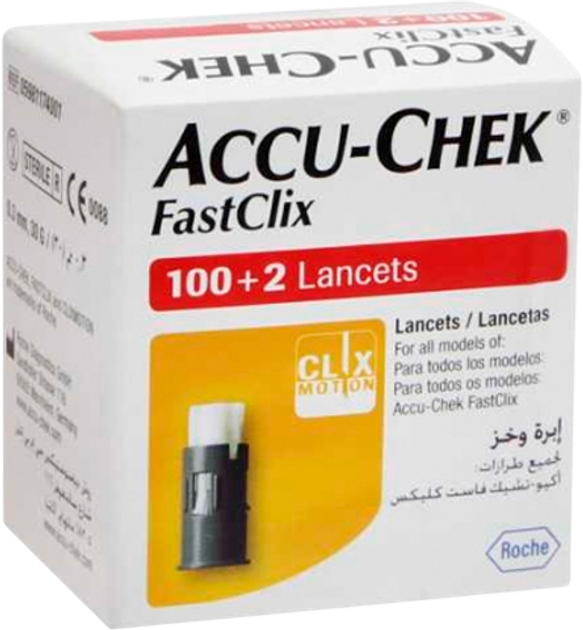 Lancety Roche Accu-Check Fastclix 102 szt (4015630056996) - obraz 1