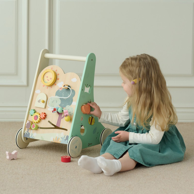 Дерев'яна багатофункціональний візок Tooky Toy Classic World Forest Walking 8в1 6 елементів (6927049015274) - зображення 13