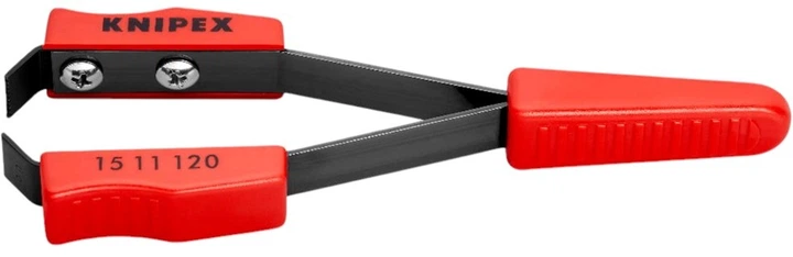 Pincety do usuwania izolacji z przewodów powlekanych Knipex 120 mm (15 11 120) - obraz 3