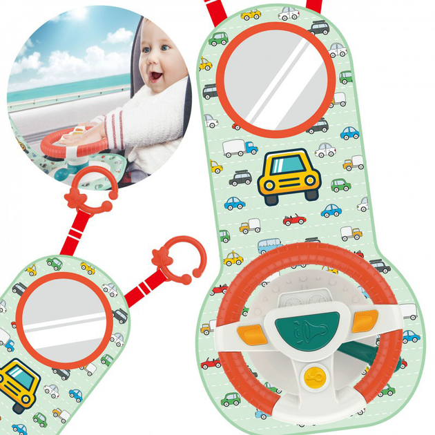 Інтерактивне кермо Woopie Baby для дитячого автомобіля (5904326947450) - зображення 7