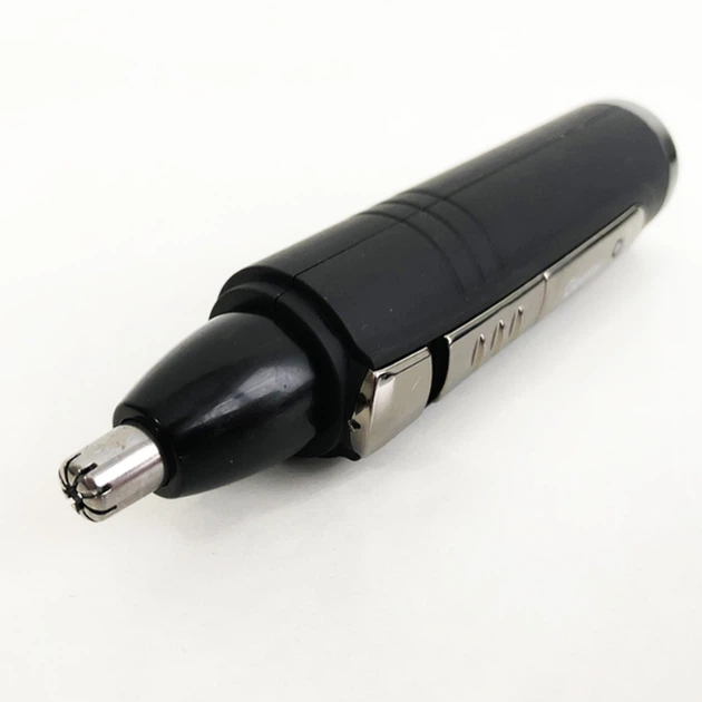 Триммер для носа и ушей + бритва для окантовки с гребнем 2 в 1 Geemy GM-3109 Black аккумуляторный 3 Вт зарядка от сети 220 В - изображение 3