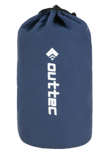Самонадувний килимок Outtec 183x52x3 5 см синій зимовий для туризму походів - зображення 7