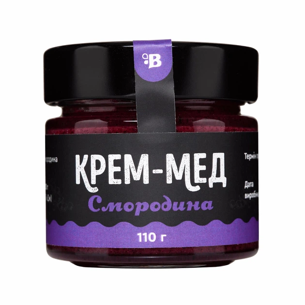 Крем-мед Beejoy Смородина 110 г - Фото 1 Крем-мед Beejoy Смородина 110 г - изображение 1