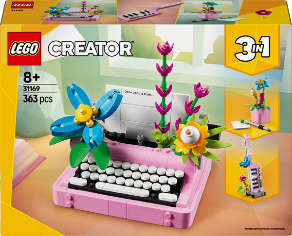 Конструктор LEGO Creator Печатная машинка с цветами 3-в-1 363 детали с 8 лет 31169 - Фото 2 Конструктор LEGO Creator Печатная машинка с цветами 3-в-1 363 детали с 8 лет 31169 - изображение 2