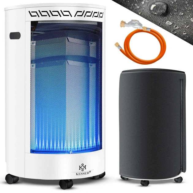 Инфракрасный газовый обогреватель KESSER 4200W 41 x 73 x 46см серый Германия - изображение 8