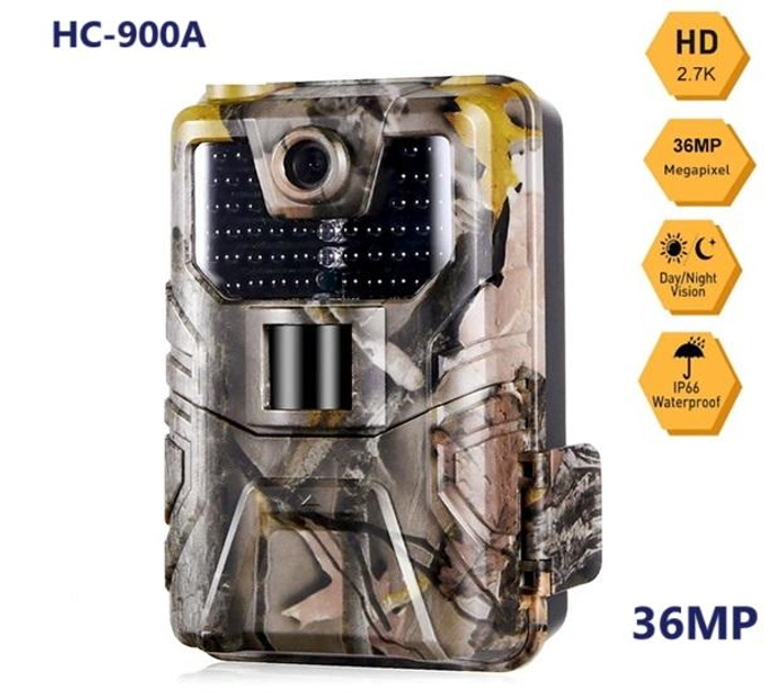 Фотопастка Suntek HC 900A 36MP (Філін Jet 900A) камера спостереження для полювання та охорони, кут огляду 120 °, нічна зйомка, датчик руху. - зображення 1