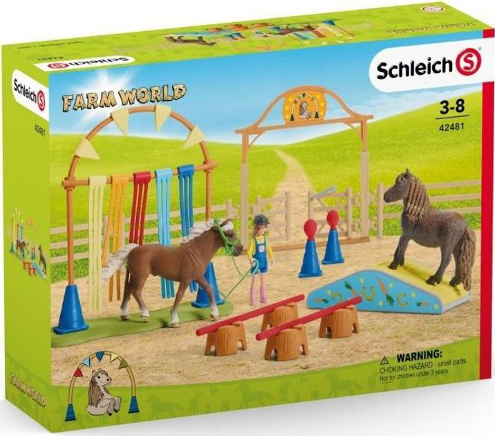 Zestaw Schleich trening zrecznosciowy dla kucow (4059433323701) - obraz 1