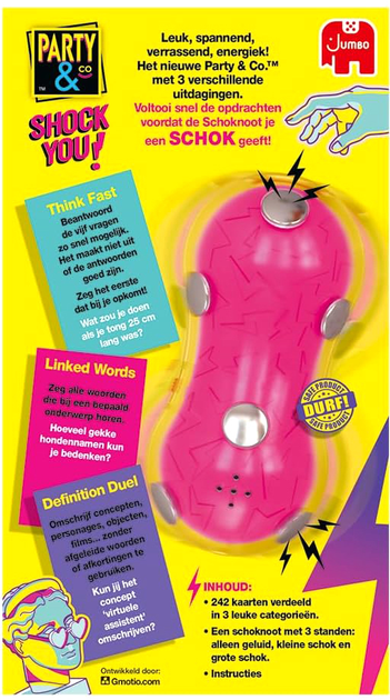 Gra planszowa Tm Toys Jumbo Party Co Shock you (5904754608428) - obraz 3
