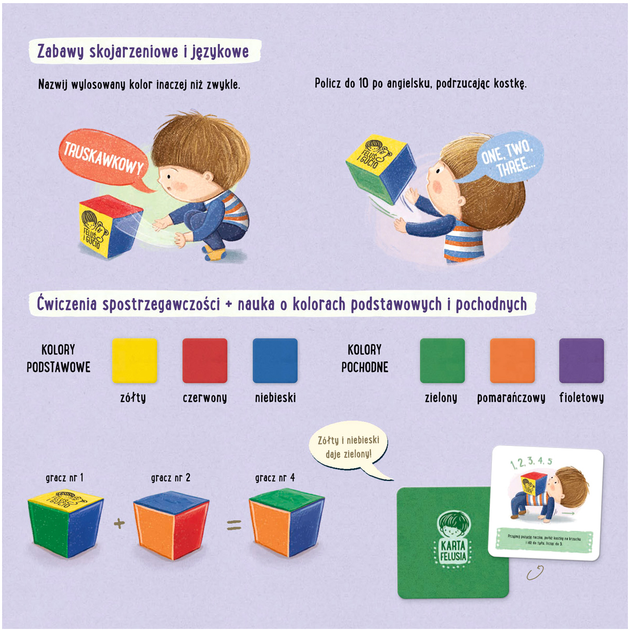 Gra planszowa Nasza Ksiegarnia Feluś i Gucio grają w kolory (5904915903683) - obraz 4