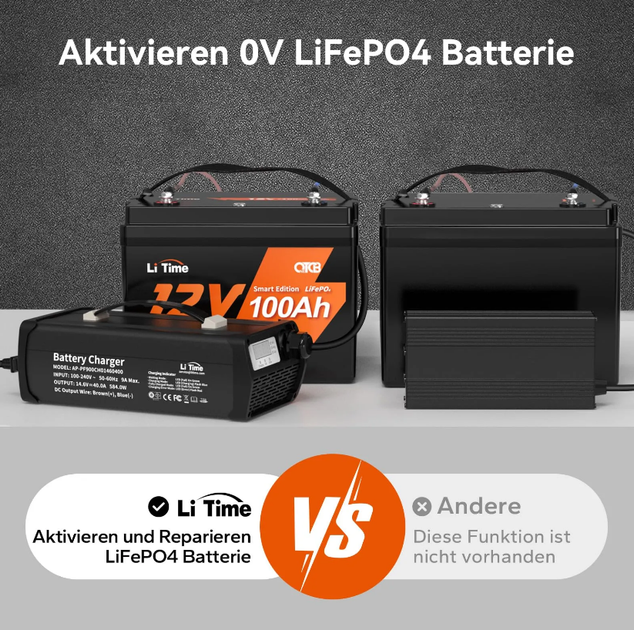 Зарядное устройство для LiFePo4 аккумуляторов 40A 14,6V LiTime - изображение 6