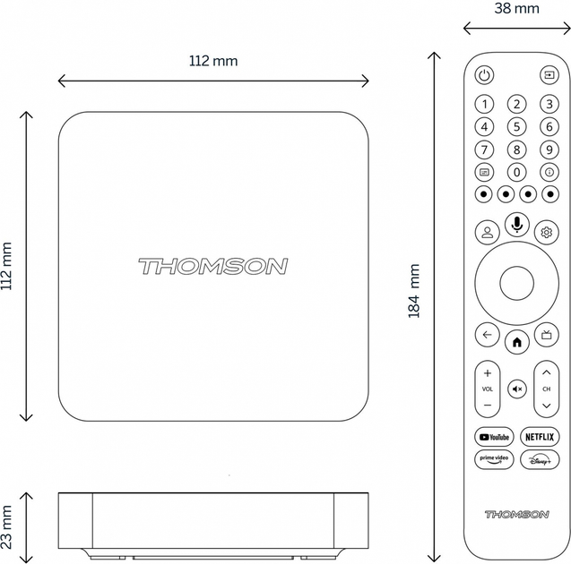 Odtwarzacz multimedialny Thomson Streaming Box 4K UHD (9120106661699) - obraz 3