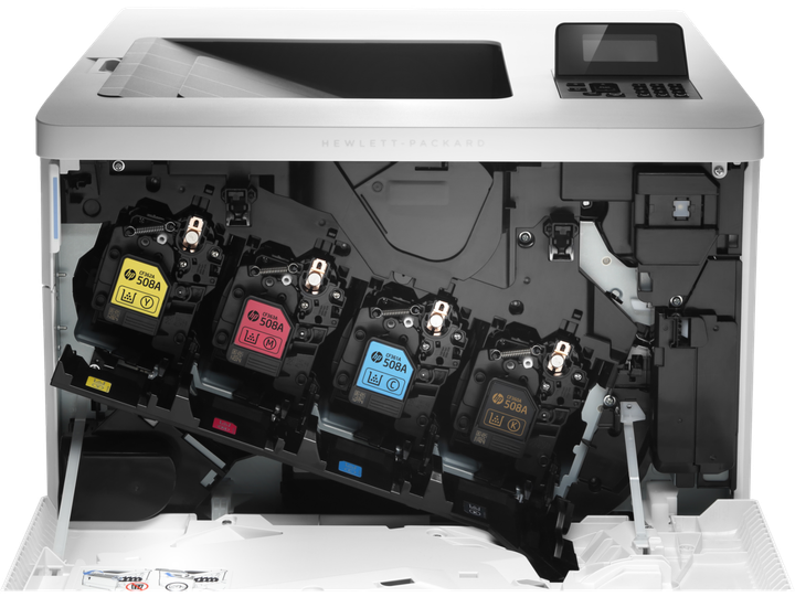 Принтер HP Color LaserJet Enterprise M553dn / Лазерная цветная печать / 1200x1200 dpi / A4 / 38 стр/мин / Ethernet, USB 2.0 / Дуплекс б/у - изображение 3