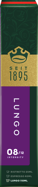 Кофе молотый в капсулах Jacobs Lungo 8 Intenso совместимы с Nespresso 10 шт (8711000371244) - изображение 3