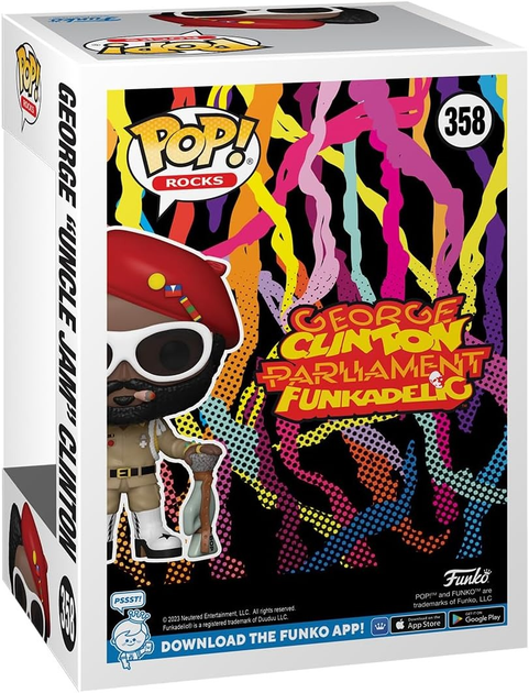 Figurka Funko Pop Rocks: George Clinton Parliament Funkadelic - George "Uncle Jam" Clinton 9 cm (889698753678) - obraz 3