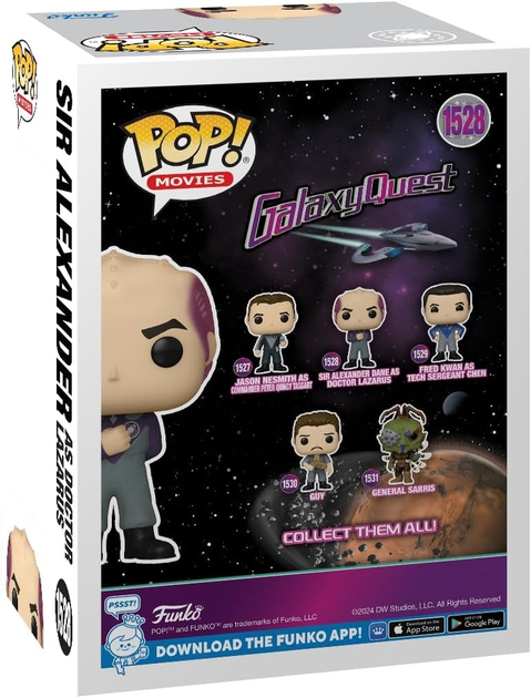 Фігурка Funko Pop Movies: Galaxy Quest - Сер Александр у ролі Доктора Лазаря 9.5 см (889698759663) - зображення 3