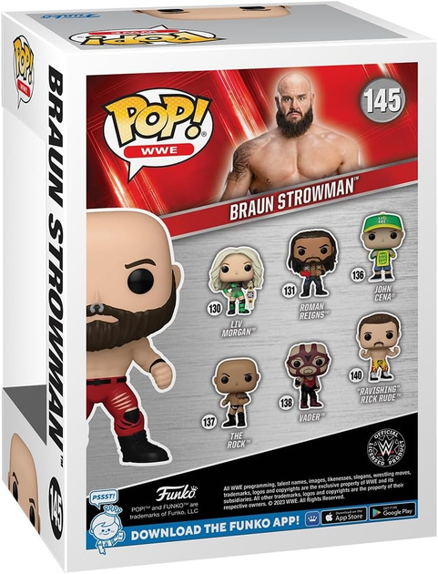 Figurka Funko Pop WWE - Braun Strowman 9.5 cm (889698750981) - obraz 3