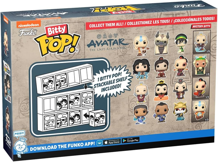 Набір фігурок Funko Bitty Pop Avatar: The Last Airbender - Аанг 3.5 см 4 шт (889698730563) - зображення 10