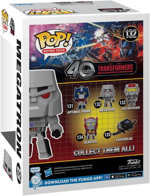 Фігурка Funko Pop Retro Toys: Трансформери - Мегатрон 9.5 см (889698809863) - зображення 3