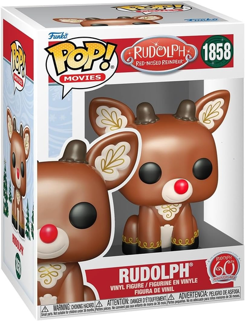 Фігурка Funko Pop Movies: Rudolph the Red-Nosed Reindeer - Рудольф сидить 9.5 см (889698799454) - зображення 1