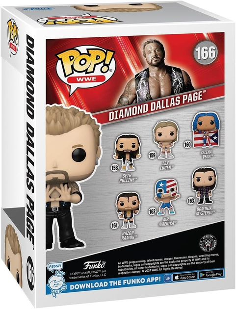 Фігурка Funko Pop WWE - Даймонд Даллас Пейдж 9 см (889698796255) - зображення 3