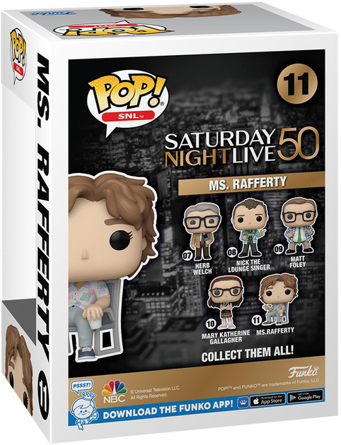 Фігурка Funko Pop SNL: Saturday Night Live 50th Anniversary - Міс Рафферті 9 см (889698800679) - зображення 3
